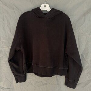 Zara Women's Oversized Black Pullover Hoodie Size Large NEW w/ out tags